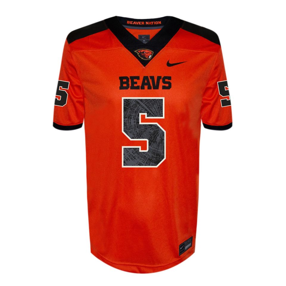 Orange UIAGALELEI Nike Beavs Jersey - OSU Beaver Store