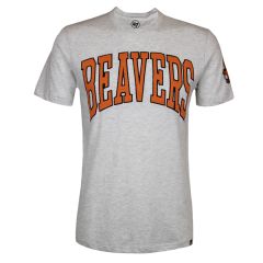 Men's Light Grey Beavers Tee with Benny