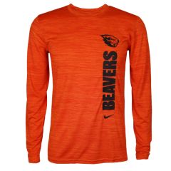 Men's Nike Orange Team Issue Beavers Long Sleeve Tee