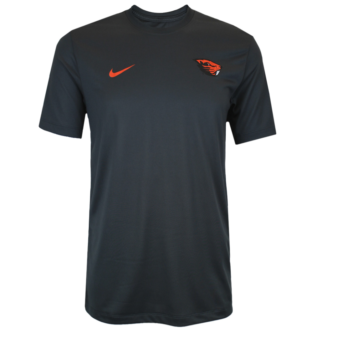 Grey Nike Beaver Tee - OSU Beaver Store