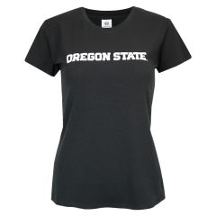 Women's Black Oregon State Tee