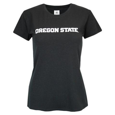 Women's Black Oregon State Tee