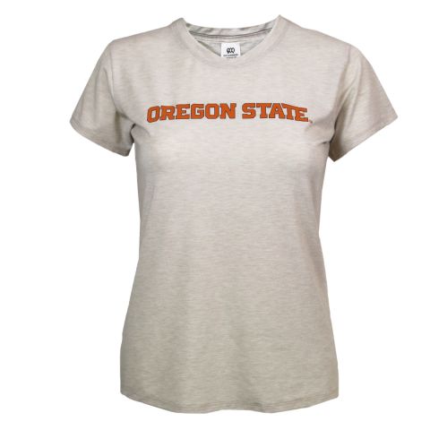 Women's Oatmeal Oregon State Tee