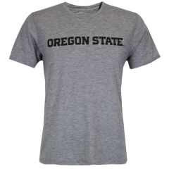 Men's Grey Crew Neck Oregon State Tee