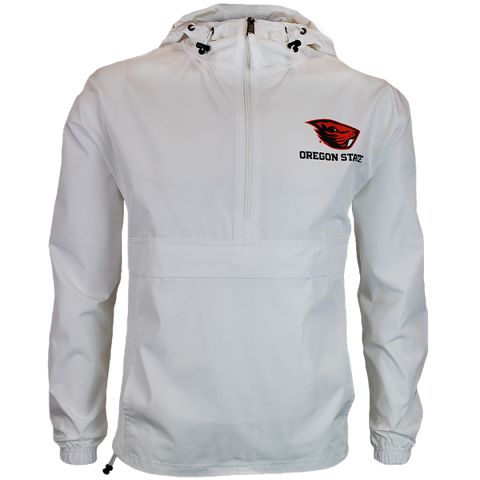 Men's Champion White Packable Windbreaker