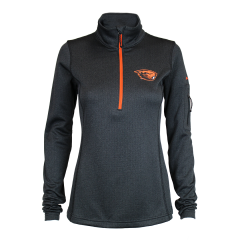 Women's Columbia Grey Beaver Half-Zip