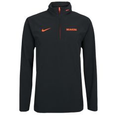 Men's Nike Black Half-Zip Coach Jacket