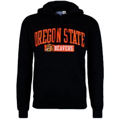 Men's Black Oregon State Hoodie with Benny