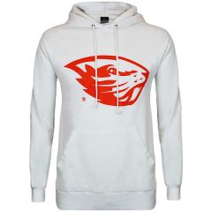 Value White Orange Out Beaver Hoodie