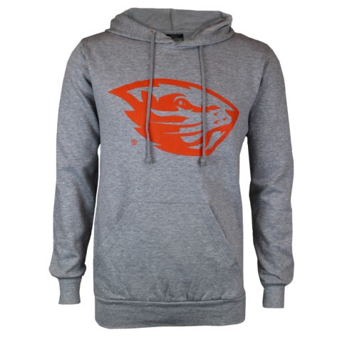 Value Heather Grey Orange Out Hoodie