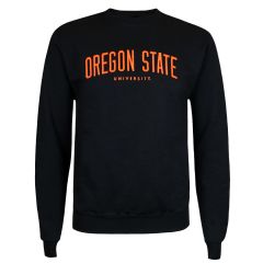Unisex Black Champion 3D Oregon State Crew