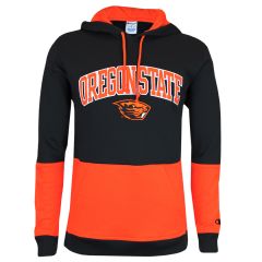 Men's Champion Color Block Oregon State Hoodie with Beaver