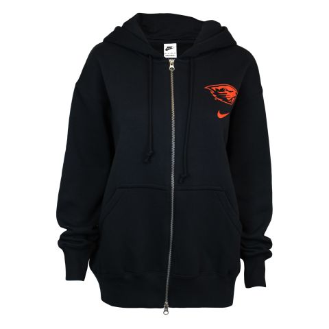 Women's Nike Oversize Full-Zip Hoodie with Beaver