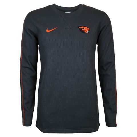 Men's Nike Grey Knit Crew with Beaver