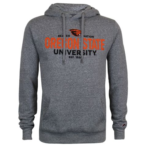 Men's Light Grey Beaver Nation Hoodie