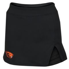 Women's Black Beaver Skort