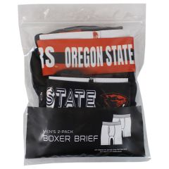 Men's Black Oregon State Boxer Briefs
