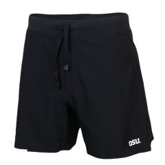 Men's Black Running Shorts with OSU