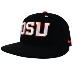 Nike Sideline Fitted Baseball Hat with OSU