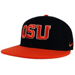Nike OSU Fitted Hat with Orange Bill