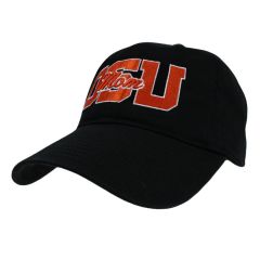 Black Adjustable OSU Mom Hat