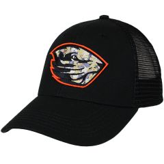 Black Snapback with Camo Beaver