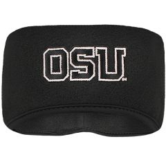 Black Fleece Ear Warmer Headband with OSU