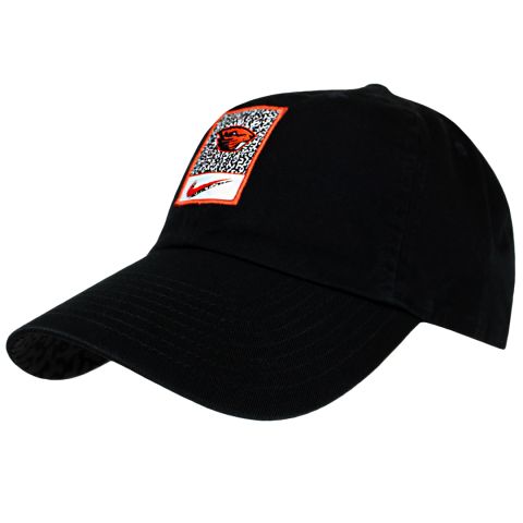 Nike Black Adjustable Hat with Beaver