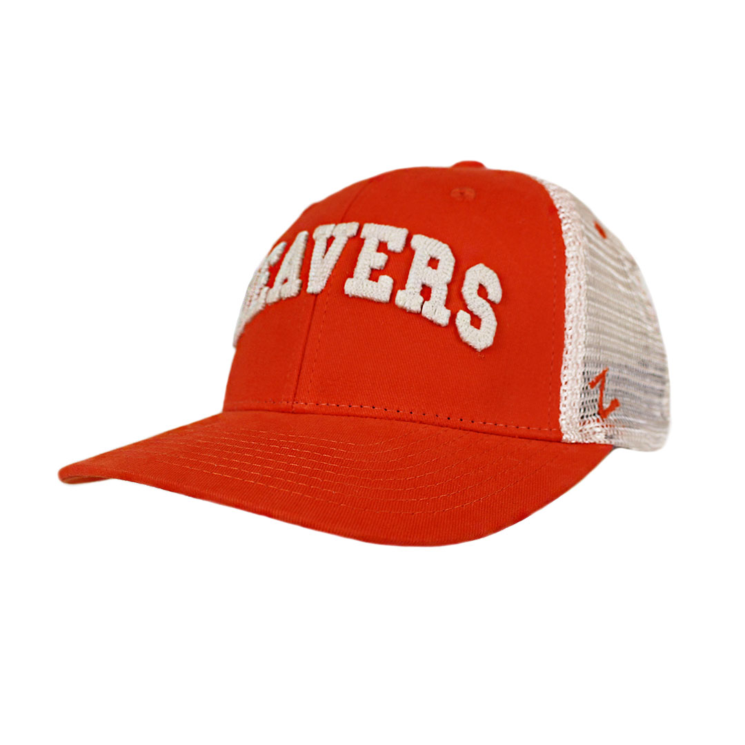 Vintage Beavers Orange And Cream Snapback - Osu Beaver Store