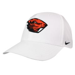 Nike White Club Cap with Beaver