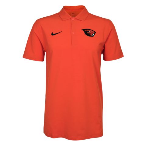 Men's Nike Orange Beaver Polo