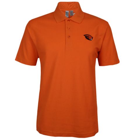 Value Orange Polo with Beaver