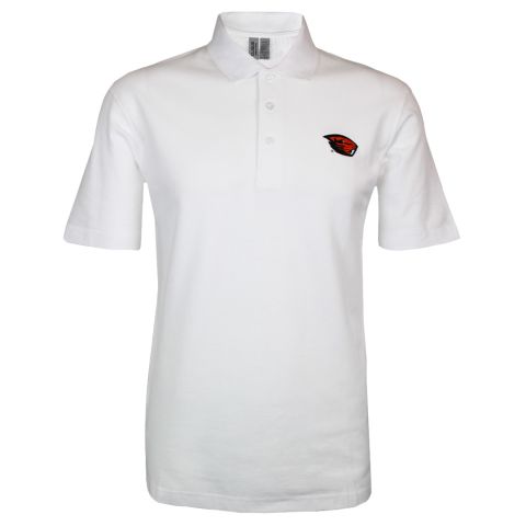 Value White Polo with Beaver