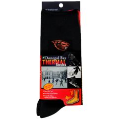 Black Thermal Socks with Beaver