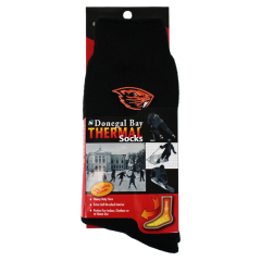 Black Thermal Socks with Beaver