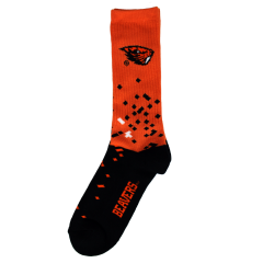 Orange and Black Beavers Socks