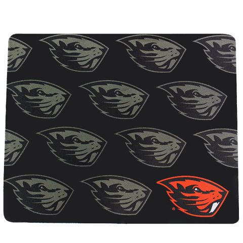 Black Beaver Pattern Mousepad
