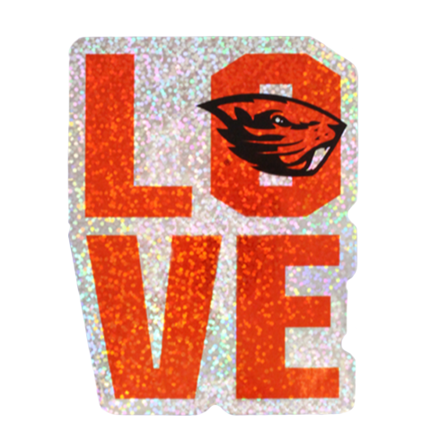 Love Beaver Decal