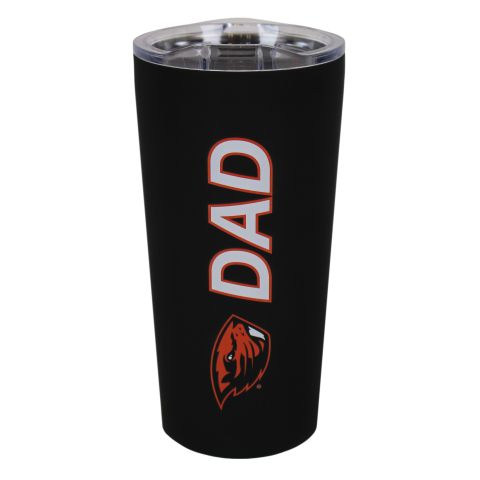 Black Dad Tumbler with Beaver