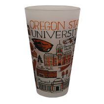 Oregon State University Collage Pint Glass