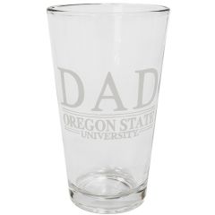 Oregon State University Dad Pint Glass