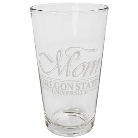 Oregon State University Mom Pint Glass