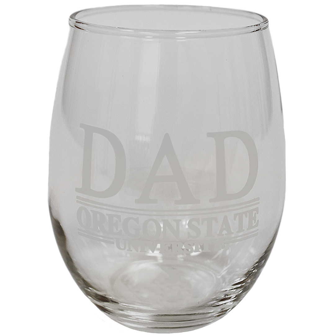 Riedel Stemless Wine Glass, Stacked Logo - Berea College Visitor