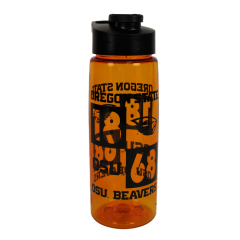 Orange Oregon State Sport Bottle with Beaver