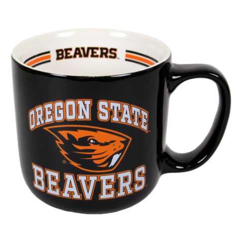 Black Oregon State Beavers Mug