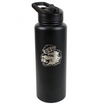 Black Thirst Quencher Cold Drink Bottle with Benny