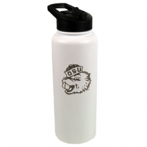 White Thirst Quencher Cold Drink Bottle with Benny