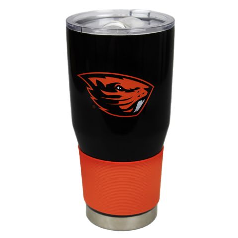 Black Oregon State Stainless Steel Tumbler