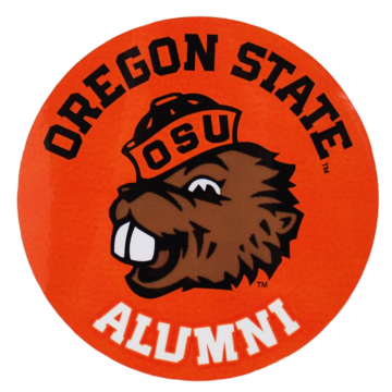 Oregon State Alumni Benny Circle Decal