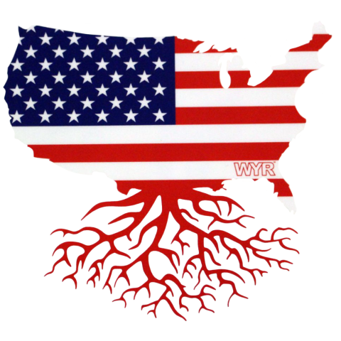 Patriotic USA Roots Decal